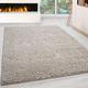 RUGSTORE New Modern Plain Shaggy Rugs Living Room Bedroom Extra Large Small Rectangular Size 3.5CM SHAGGY RUG Soft Touch Thick Pile Non Shedding Area Rugs (LATTE, 160 X 230 CM)