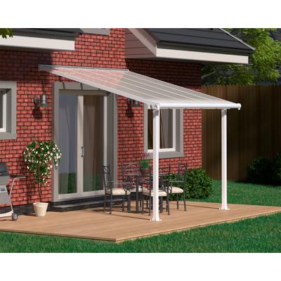 Terrassendach PALRAM - CANOPIA "Olympia 3x3", weiß, B:307cm T:295cm, Aluminium, Polycarbonat (PC), Terrassenüberdachungen, BxT: 307x295 cm