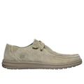 Skechers Men's Melson - Raymon Sneaker | Size 7.5 | Taupe | Textile/Leather/Synthetic | Machine Washable