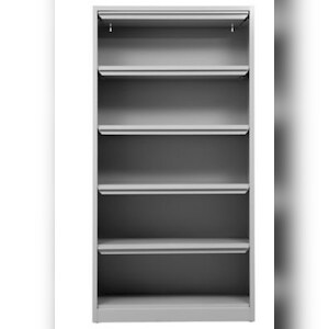PROREGAL Prospektschrank Owl | HxBxT 195x100x42 cm | Grau Image