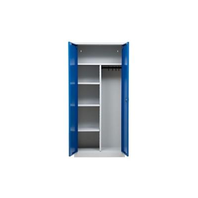 PROREGAL Garderobenspind Seal | HxBxT 180x80x38 cm | Grau-Blau Image