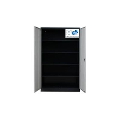 PROREGAL Stahlschrank BEE mit 4 lackierten Fachböden | HxBxT 195x120x42cm | Anthrazit-Grau | Werkstattschrank Werkzeugschrank Aktenschrank Image