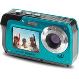 Minolta MN40WP Waterproof Dual-Screen Digital Camera (Blue) MN40WP-BL