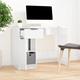 vidaXL Desk High Gloss White 100x50x75 cm Engineered Wood