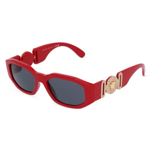 Versace VE4361 Unisex-Sonnenbrille Vollrand Achteckig Kunststoff-Gestell, rot
