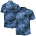 Men's Tommy Bahama Navy Houston Texans Big & Tall Coast Luminescent Fronds Camp IslandZone Button-Up Shirt