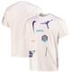 "T-shirt Charlotte Hornets Jordan Courtside Max 90 - Blanc - Homme - Homme Taille: XL"