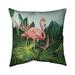 East Urban Home Tropical Flamingo Square Pillow Cover & Insert Polyester/Polyfill blend | 21 H x 19 W x 5.25 D in | Wayfair