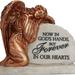 Spoontiques Angel Garden Statue Resin/Plastic | 6.25 H x 7.25 W x 4 D in | Wayfair 15041