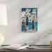 East Urban Home 'Eugenia Loli - Eris' Apple' Graphic Art Print on Canvas Canvas, Cotton in Blue/White | 12 H x 8 W x 0.75 D in | Wayfair