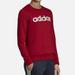 Adidas Tops | Adidas Red Sweatshirt | Color: Red/White | Size: M