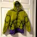 Disney Shirts & Tops | Euc Rare Marvel Hulk Zipped Hoodie Size 9-10 | Color: Green/Purple | Size: 10b