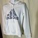 Adidas Sweaters | Adidas Badge Of Sport Zebra Logo Hoodie | Color: White | Size: Xs