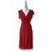 Urban Outfitters Dresses | *Nwt* Urban Outfitters Heart Wrap Dress Red Medium | Color: Red/White | Size: Xs