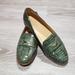 Kate Spade Shoes | Kate Spade Loafer Snakeskin Slip On | Color: Green | Size: 7