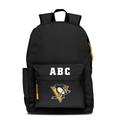 MOJO Black Pittsburgh Penguins Personalized Campus Laptop Backpack