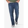 Men's Big & Tall Lee Extreme Motion Straight Tapered Fit Jeans Jeans by Lee in Blue (Size 52 30)