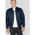 Bomberjacke ALPHA INDUSTRIES "ALPHA Men - Bomber & Flight Jackets MA-1 VF LW" Gr. L, blau (rep blue, gold) Herren Jacken Übergangsjacken