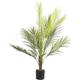 Plante Artificielle en Pot pour l'Intérieur de 83 cm Pot Noir Areca Palm - Vert