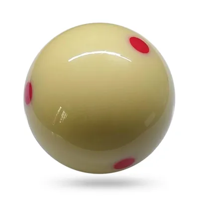 Boule de billard blanche 57.2mm 1 pièce accessoire d'entraînement pour snooker