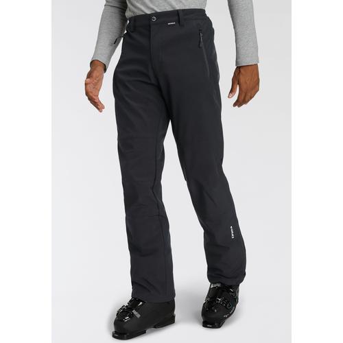 "Skihose ICEPEAK ""FRANKFURT"" Gr. 48 (S), N-Gr, schwarz Herren Hosen Skihosen"