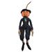 Boris Joe Spencer Gathered Traditions Halloween Art Doll Figure - Black - 9" x 8" x 36"