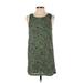 Forever 21 Casual Dress Scoop Neck Sleeveless: Green Dresses - Women's Size X-Small