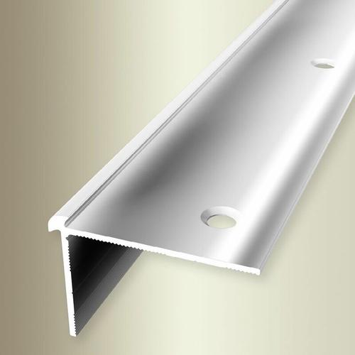 Proviston – Treppenkantenprofil Breite: 39 mm Höhe: 2.5 mm Länge: 2500 mm Aluminium Poliert Glatt
