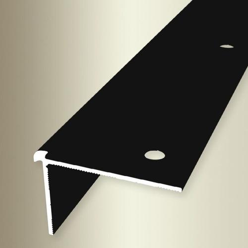 Treppenkanten- & Winkelprofil Aluminium 39 x 2500 mm Schwarz Winkelprofil – Schwarz – Proviston