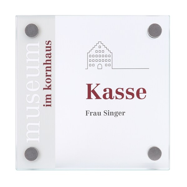 Türschild, Galerie, 150 x 150 mm - 150x150x8 mm Image