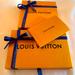 Louis Vuitton Other | Brand New Authentic Luise Vuitton Box With Ribbon | Color: Black/Orange | Size: Os