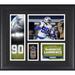 DeMarcus Lawrence Dallas Cowboys Framed 15" x 17" Player Collage with a Piece of Game-Used Ball