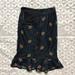 Zara Skirts | (Xs) Zara Basic Skirt Good Used Condition | Color: Black/Blue | Size: Xs