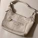 Coach Bags | Coach Cream Leather Shoulder Bag | Color: Cream | Size: Os