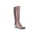 Wide Width Women's Talise Wide Calf Boot by Propet in Brown (Size 7 1/2 W)
