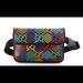 Gucci Bags | Gucci Belt Bag Psychedelic Print Gg Coated Canvas. | Color: Black/Silver | Size: Os
