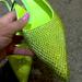 Zara Shoes | - Zara Lime Green Heel Rhinestone Slingback Pumps | Color: Green/Yellow | Size: 7.5