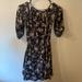 American Eagle Outfitters Dresses | American Eagle Colds Shoulder Midi Dress Size Medium | Color: Gray/White | Size: M