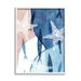 Stupell Industries Abstract Fish Swimming Speckled Starfish Blocked Design Giclee Texturized Art Set By Ziwei Li Canvas in Blue/White | Wayfair