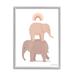 Stupell Industries Two Elephants Standing Under Rainbow Neutral Tones Giclee Texturized Art By Diane Neukirch Canvas in Brown | Wayfair