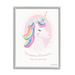 Stupell Industries Unicorn Princess Endearing Unicorn Portrait Fantasy Rainbow Giclee Texturized Art By Diane Neukirch Canvas in Pink | Wayfair