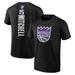 "Men's Fanatics Branded Davion Mitchell Black Sacramento Kings Playmaker Name & Number T-Shirt"