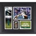 Jalen Hurts Philadelphia Eagles Framed 15" x 17" Player Collage with a Piece of Game-Used Ball