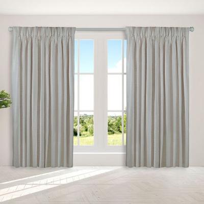 Marshfield Drapery Wide Width Pinch Pleat Curtain Pair, 150 x 96, Dark Gray