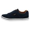Sneaker LICO "Freizeitschuh Jimdo Slipper", Gr. 38, blau, Veloursleder, Schuhe