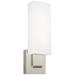 Kisdon 16 1/4" High Polished Nickel LED Wall Sconce