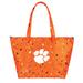 Women's Clemson Tigers Terazzo Weekender Tote Bag