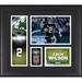 Zach Wilson New York Jets Framed 15" x 17" Player Collage with a Piece of Game-Used Ball