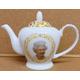In Loving Memory Her Majesty Queen Elizabeth II 1926 to 2022 Tea Pot Fine Bone China Small 500 ml Hand Decorated UK