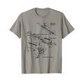 AR-15 Blueprint Design T-Shirt AR15 M-16 Gewehr-T-Shirt T-Shirt